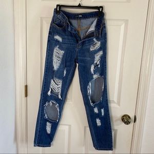 Fashionnova distressed jeans